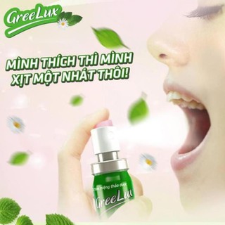 Xịt thơm miệng thảo dược - Greelux ( Lọ 12 ml)