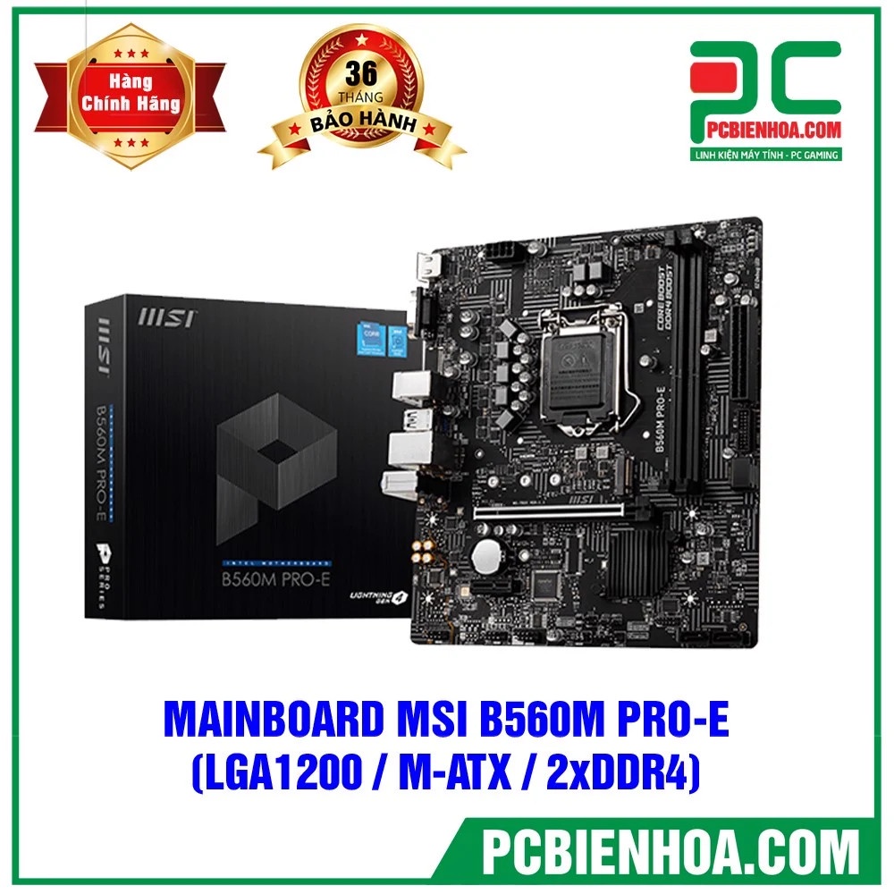 MAINBOARD MSI B560M PROE ( LGA1200 / MATX / 2XDDR4 )