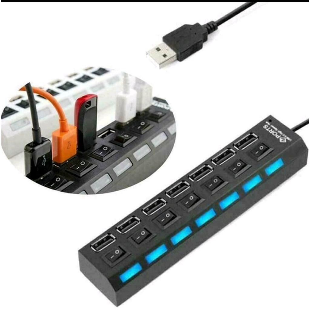 HUB Chia Cổng USB 2.0 Dành Cho PC Laptop HDD