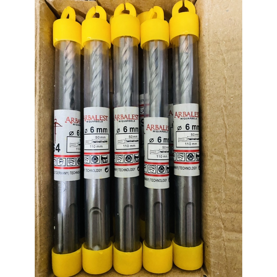Mũi Khoan bê tông Arbalest Phi 6mm đến 16mm- Chính hãng