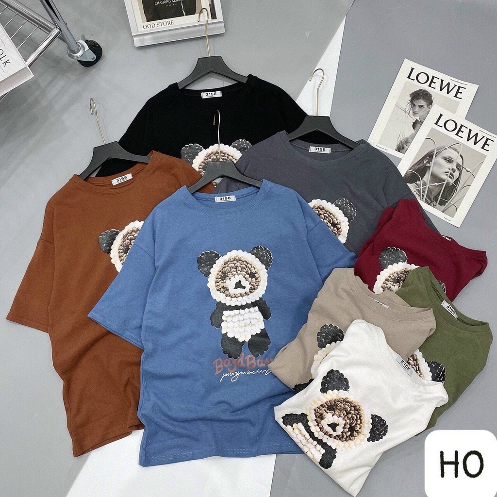 Áo phông gấu tuyết BaydBatyl nhiều màu