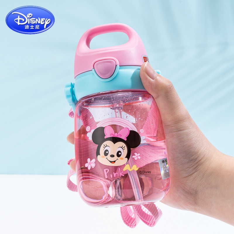 ♛Bình Nước Công Suất Cao Có Ống Hút Tiện Dụng Cho Bé Mẫu Giáo -Bình nước cho bé Bình nước trẻ em bình Người Nhện, Đội Trưởng Mỹ cho bé mang đi học