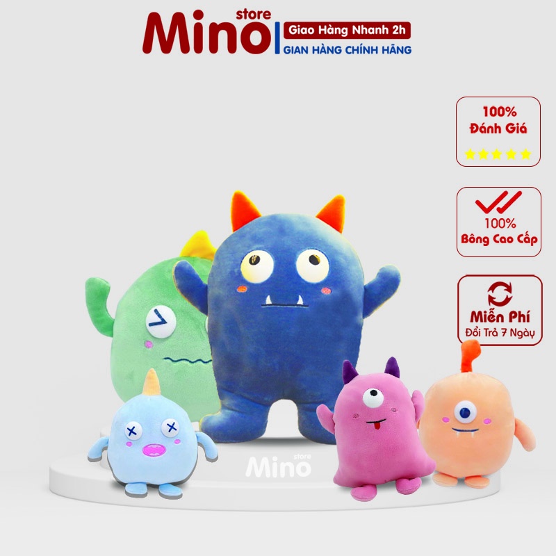 [Mã LT50 giảm 50k đơn 250k] Gấu Bông Mini Giá Rẻ Anime Đáng Yêu MINO STORE Mẫu Mới TH16