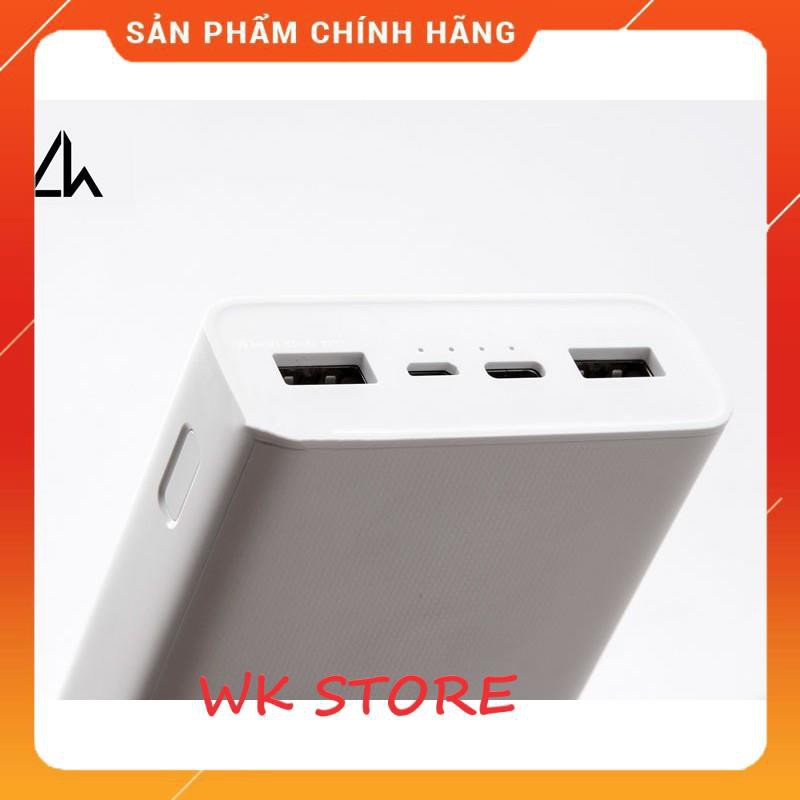 Sạc dự phòng Xiaomi gen 3 20.000 mAh hàng chính hãng,BH 1 năm