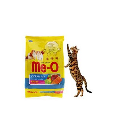 Thức Ăn Cho Mèo Con Hạt Me-O Kitten Vị Cá Biển túi 1.1kg