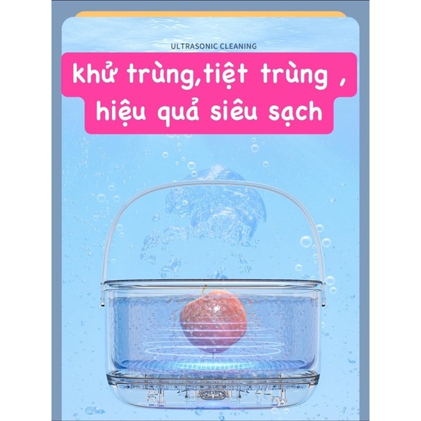Máy rửa rau củ quả và tất cả loại thịt tiệt trùng khử trùng hiệu smart home