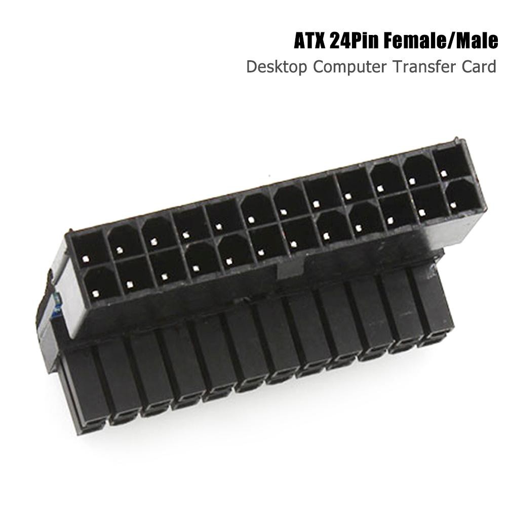 Bo Mạch Chủ Kết Nối Atx 24pin Female Sang 24pin 90 Độ 1.13