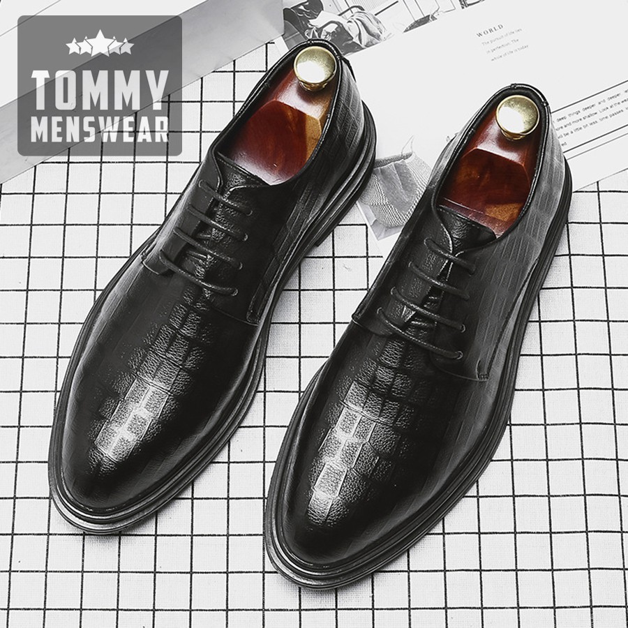 Giày Nam Da Bò - TẶNG TẤT - Giày Nam Văn Phòng Kiểu Dáng Lịch Sự Sang Chảnh GNK149 | BigBuy360 - bigbuy360.vn