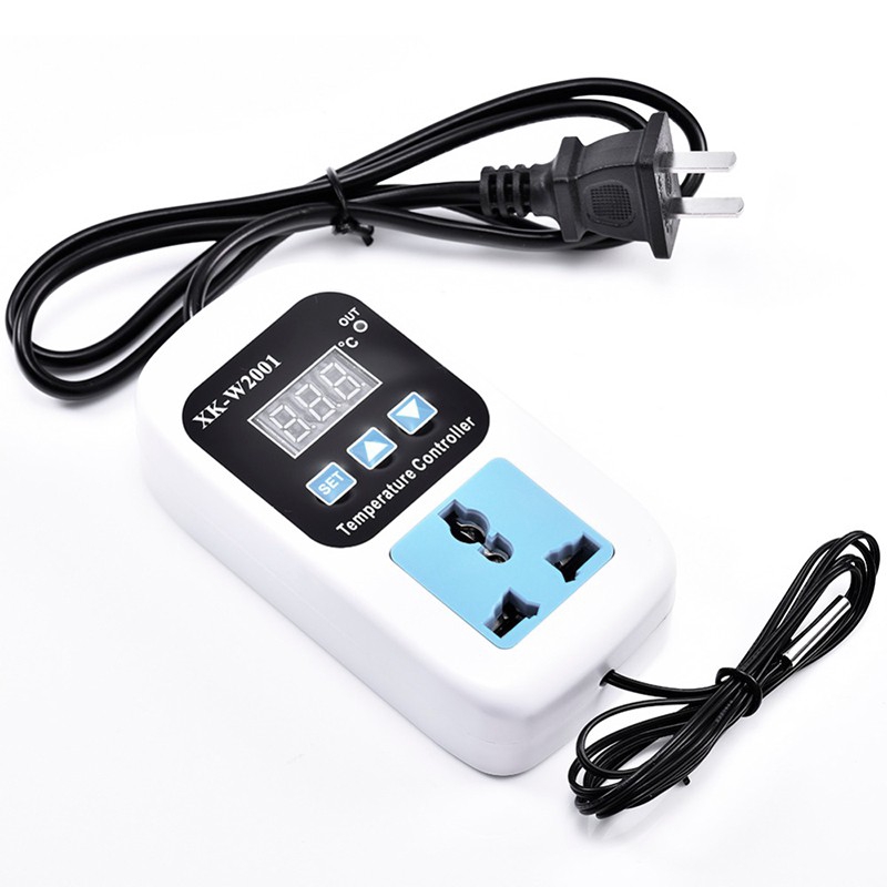 Ổ cắm điều khiển nhiệt độ VKS-W2001 Điều khiển nhiệt độ Công tắc hoàn toàn tự động Có thể điều chỉnh màn hình kỹ thuật số Ổ cắm điều khiển nhiệt độ