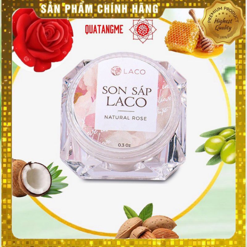 🌸 Son dưỡng môi Laco - son sáp 100% từ thiên nhiên🌸 Chính hãng 🌸 Giúp tẩy tế bào chết cho môi mềm mịn, căng bóng 🌸🌸