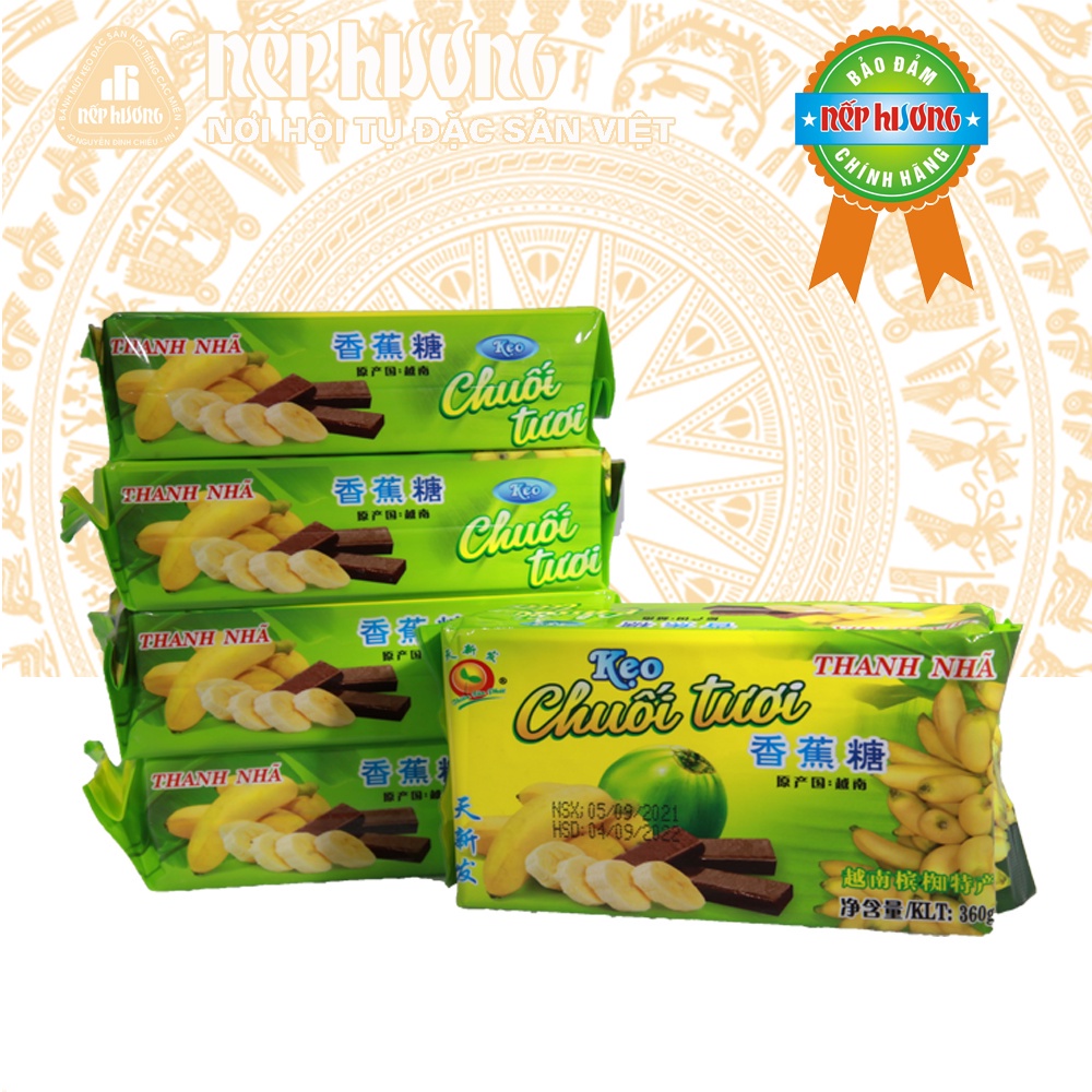 Kẹo Chuối Tươi – Thanh Nhã – 360 g – Đặc sản Bến Tre