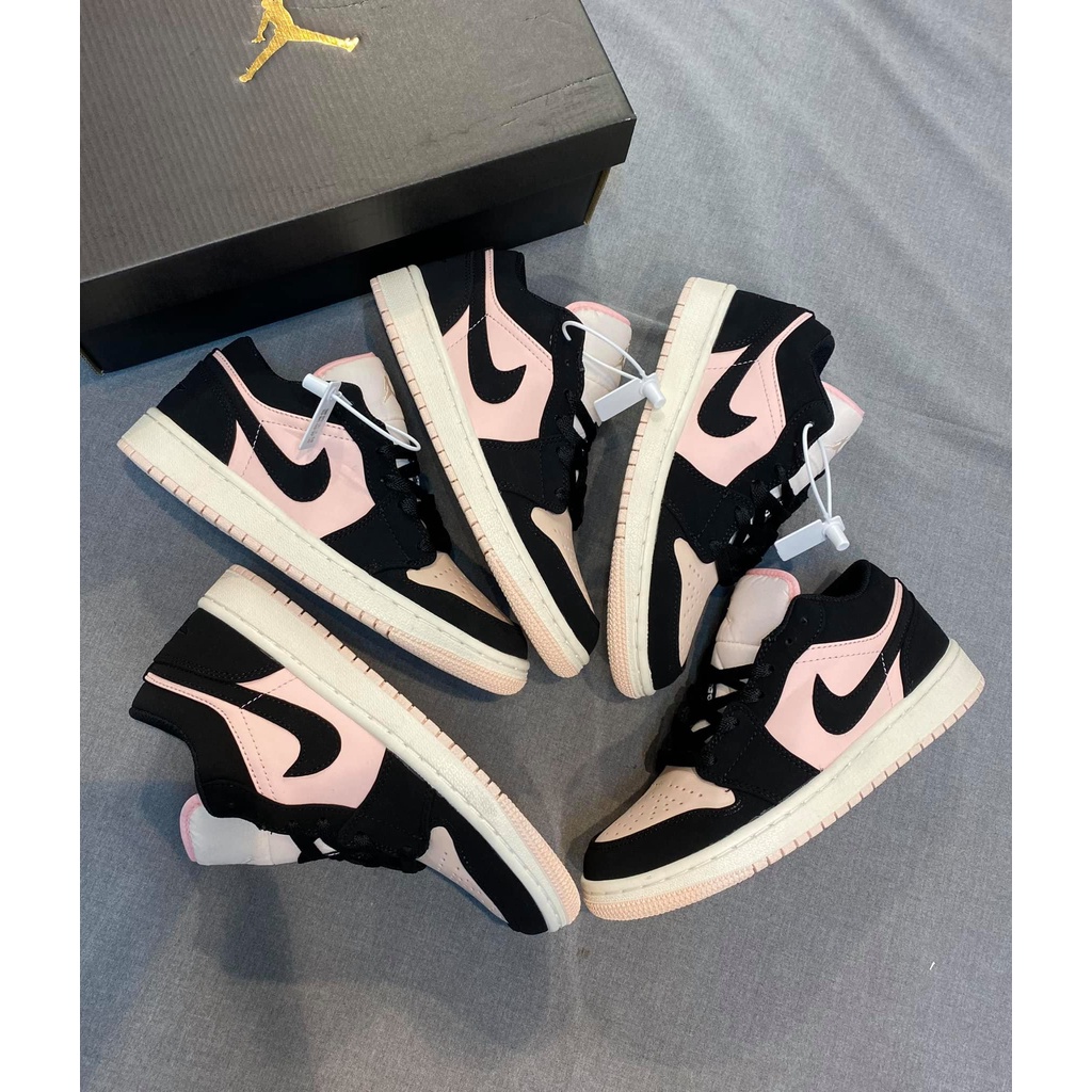 GIÀY THỂ THAO SNEAKER JD HỒNG ĐEN CỔ THẤP ẢNH THẬT SC 1:1 +FREESHIP