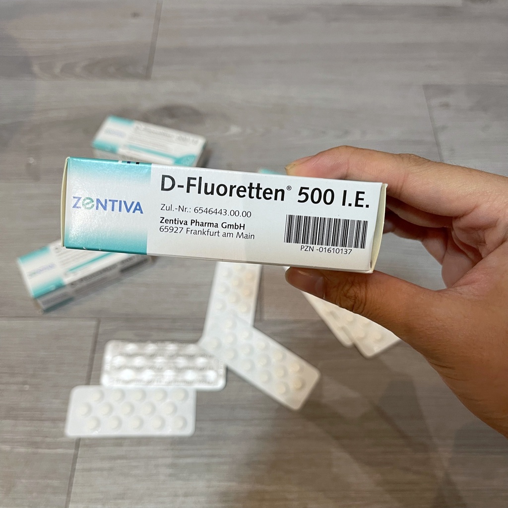 Vitamin D-Fluoretten dạng viên Đức cho bé cưng