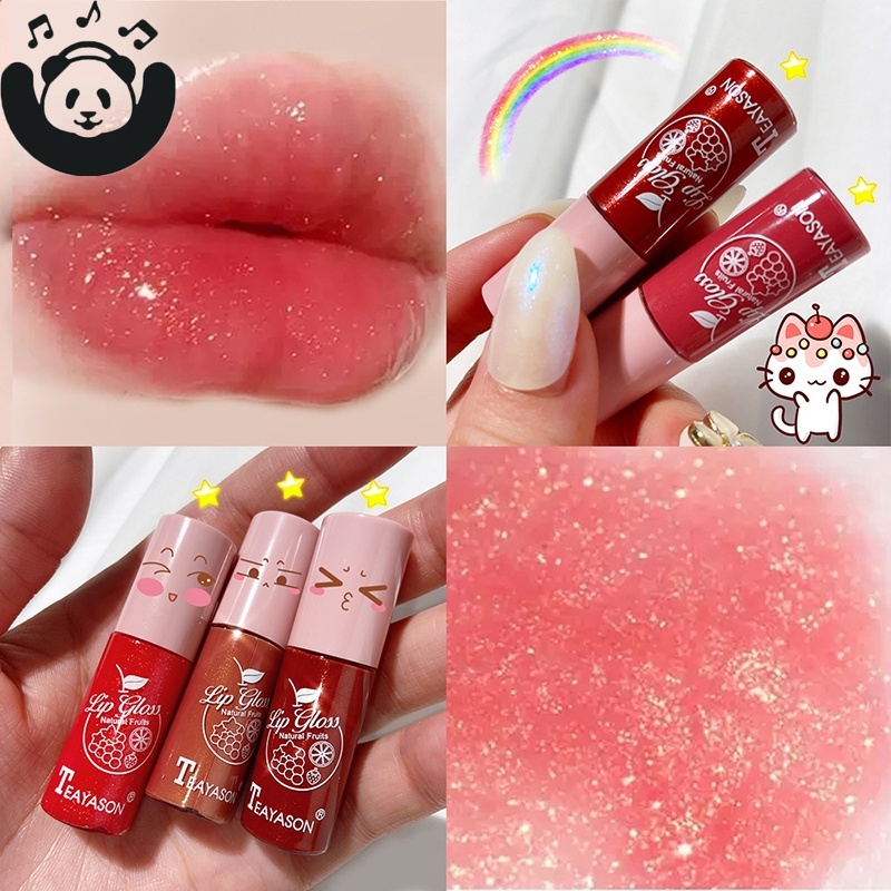 Son Bóng Không Màu Trong Suốt Có Nhũ Lấp Lánh Nổi Bật