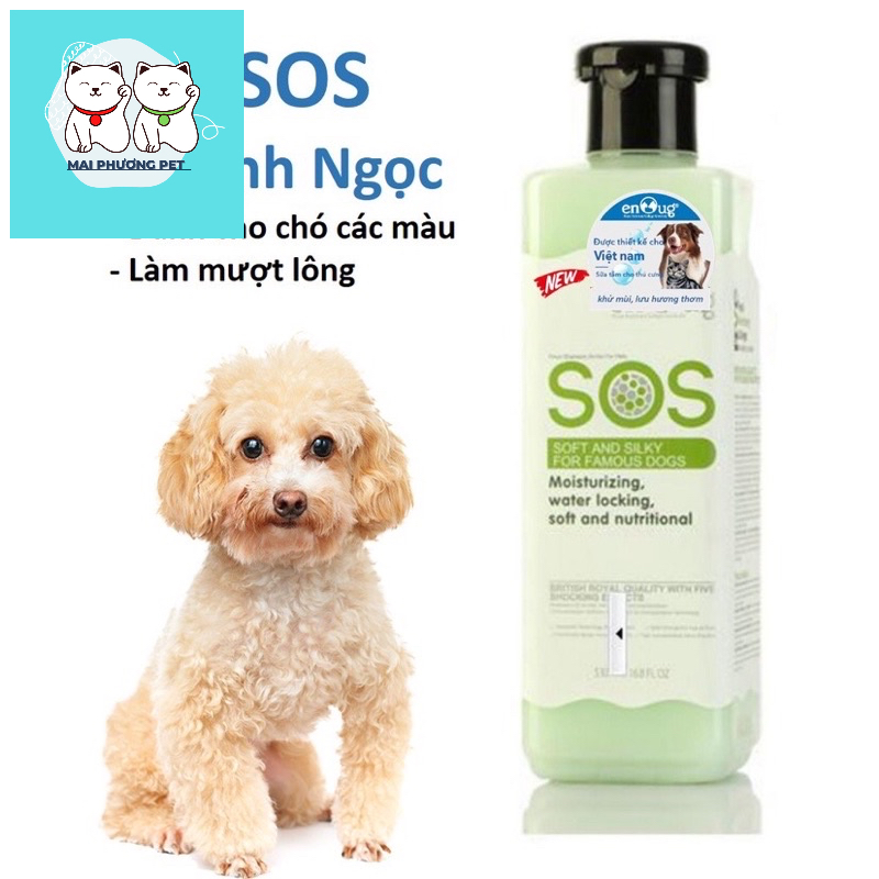 Sữa Tắm chó mèo (4 loại) SOS Olive fay 5 sao Palma sạch rận cho chó mèo hanpet Go White tẩy ố