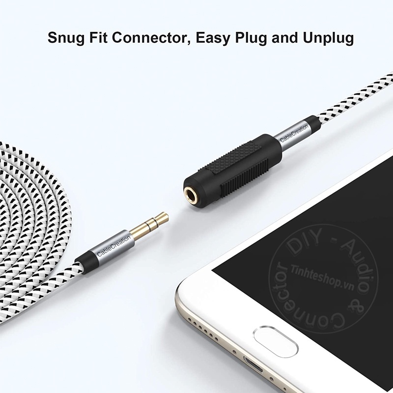 Đầu nối 3.5mm TRS 1 chiếc - Jack cắm nối dây 3.5