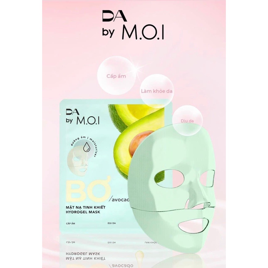 MẶT NẠ BƠ M.O.I HỒ NGỌC HÀ , HỘP 3 MIẾNG, CẤP ẨM , TRẮNG SÁNG  , TRẺ HÓA DA , GIÚP DA CĂNG BÓNG , MỊN MÀNG