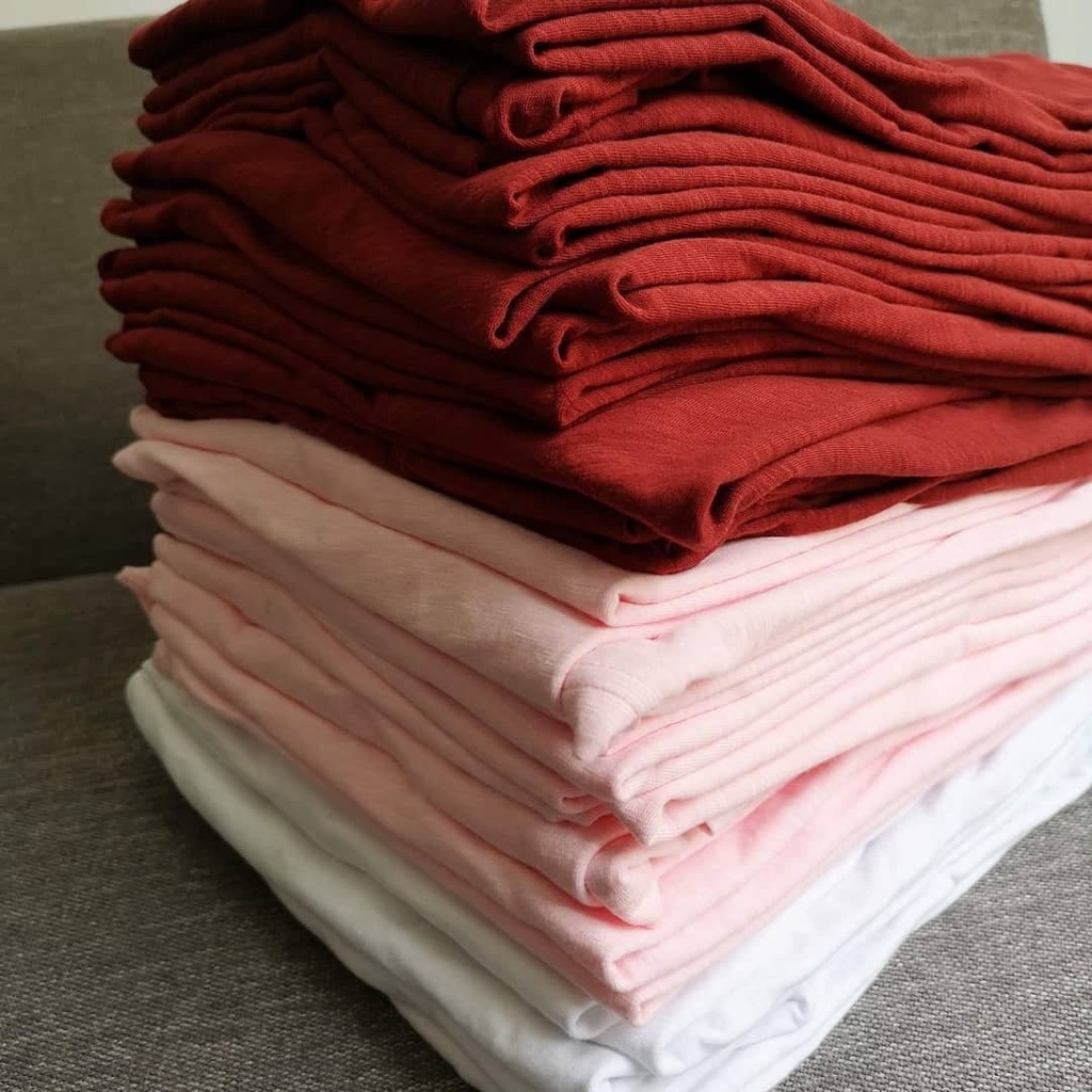 (Thanh Lý) - Áo thun trơn vải sược mỏng cotton trơn [Clearance] | BigBuy360 - bigbuy360.vn