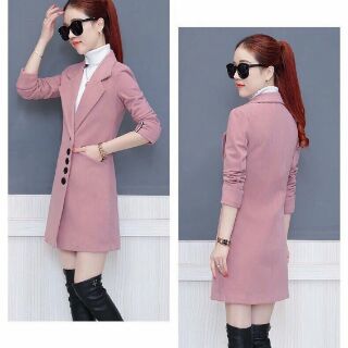 Áo khoác dạ nữ form dài