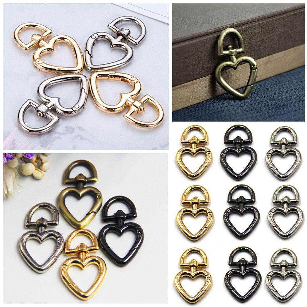 MIH Set 1 / 2 / 3 / 4 Móc Lò Xo Bằng Hợp Kim Kẽm Gắn Túi Xách Tiện Dụng