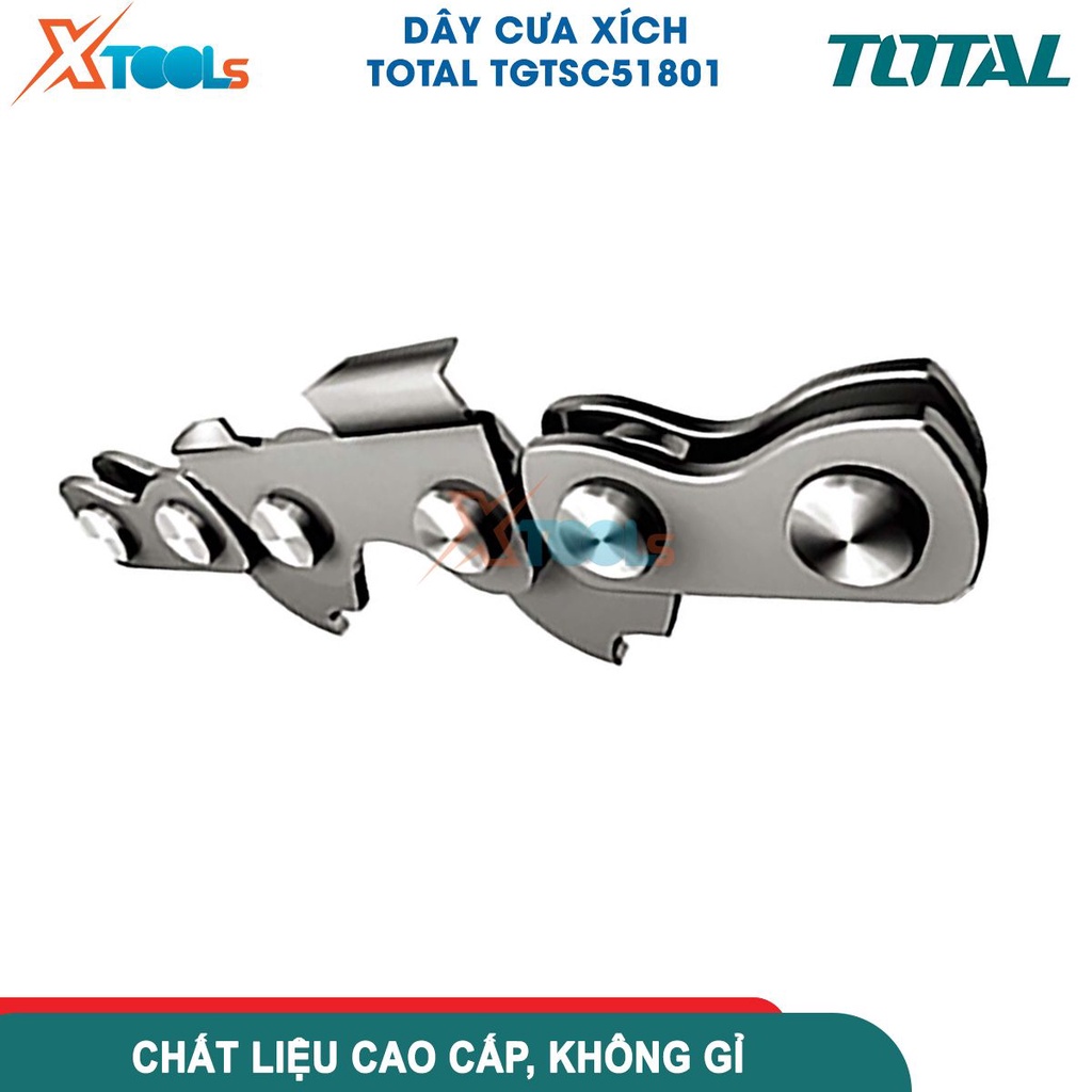 Dây cưa xích 18inch TOTAL TGTSC51801, đóng gói vỉ nhựa kép, thích hợp cho máy cưa xích TG5451811 [CHÍNH HÃNG][XTOOLS]