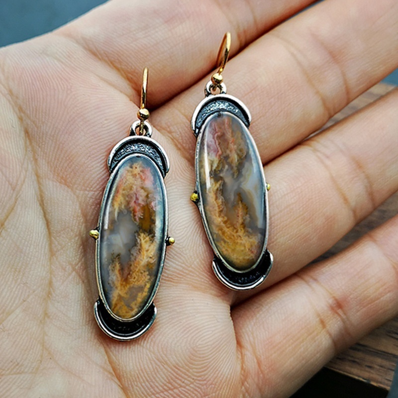 Hoa Tai Dáng Dài Phong Cách Bohomian Hợp Thời Trang