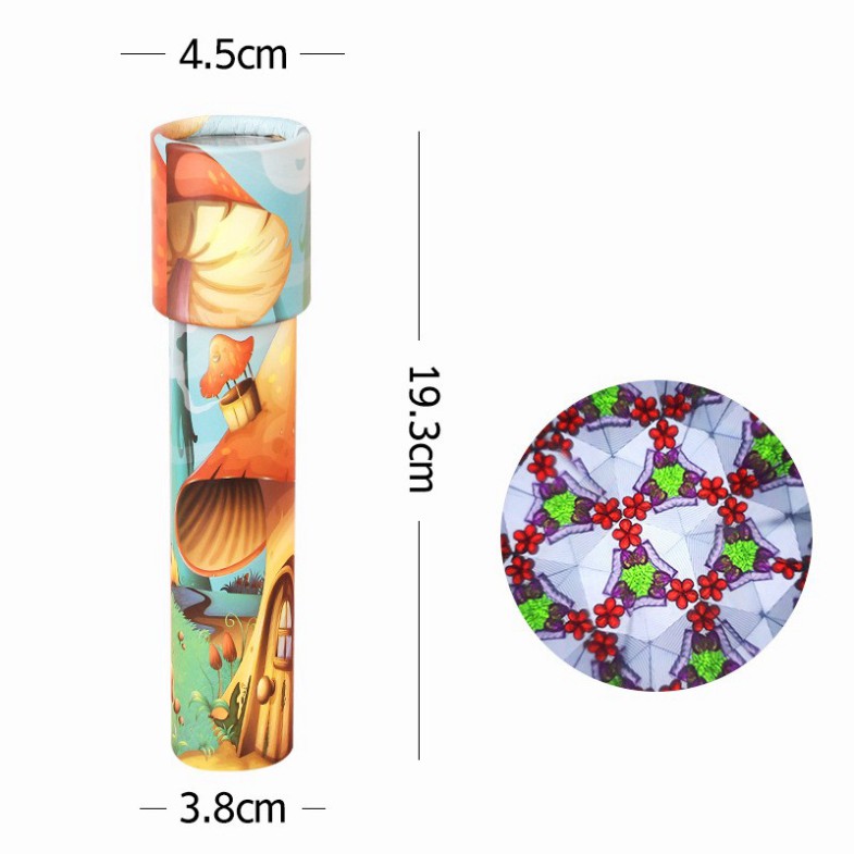 Ống nhòm kính vạn hoa nhiều màu sắc dài 19cm (1201KVH)