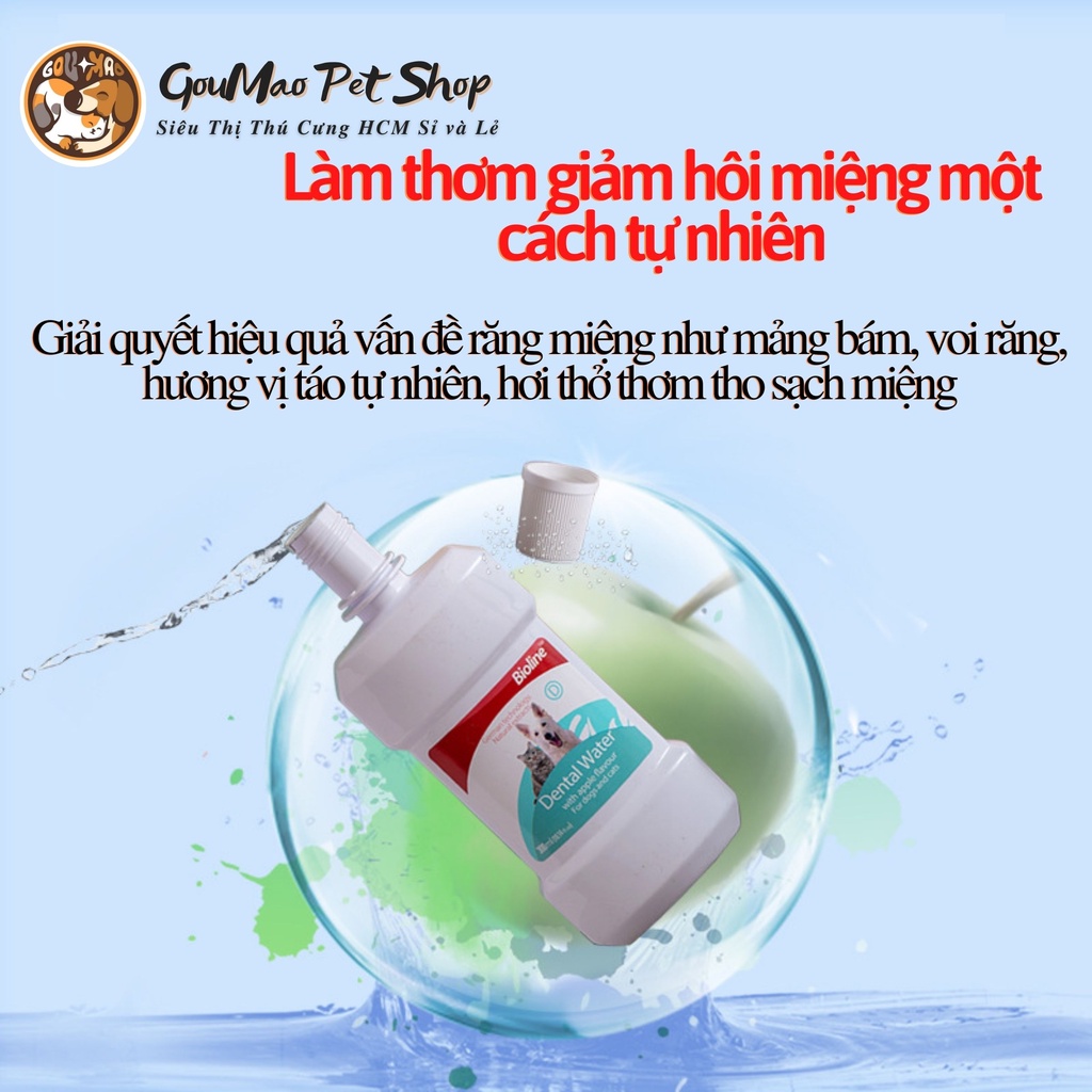 Nước Uống Thơm Miệng Chó Mèo Bioline