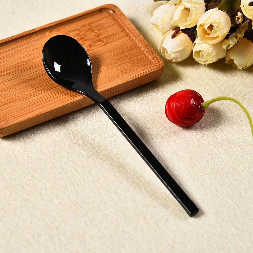 Set 100 Muỗng Ăn Sữa Chua Nhiều Màu Mới Phong Cách Hàn Quốc