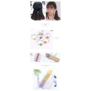 lẻ+sỉ dây thun buộc tóc hoa cúc