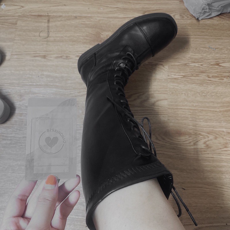 Sẵn,Boot buộc dây | bốt cao cổ