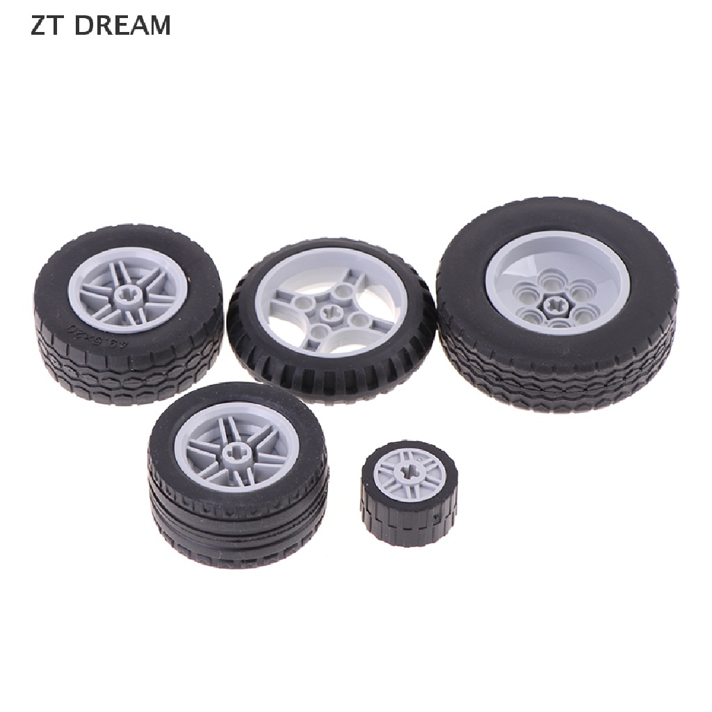ZTD Technic Parts for Lego Kits Tire Wheel Hub RC Car Building Blocks Model Sets DIY 07