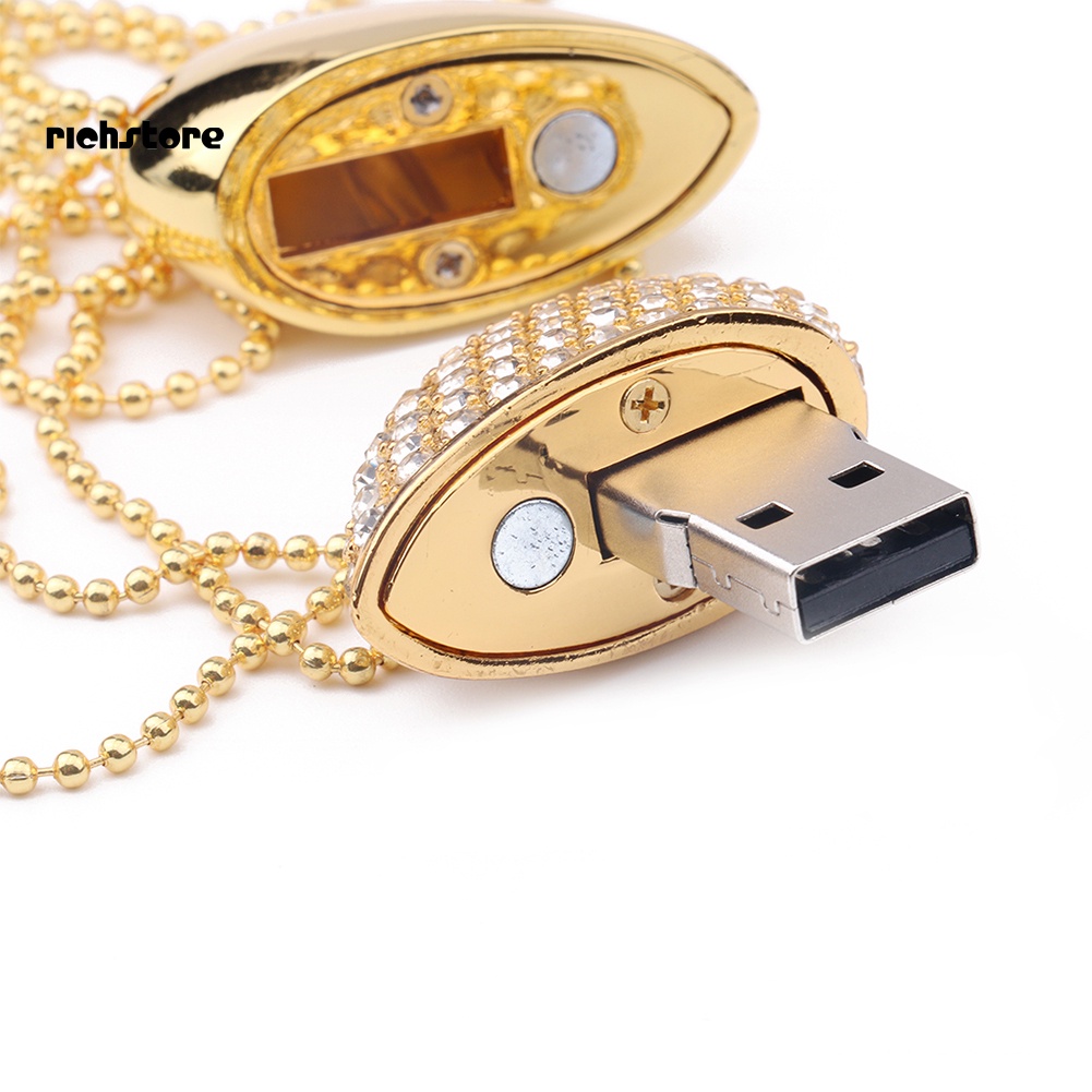 Usb Hình Trái Tim Đính Đá Bằng Hợp Kim Cho Laptop PC | BigBuy360 - bigbuy360.vn