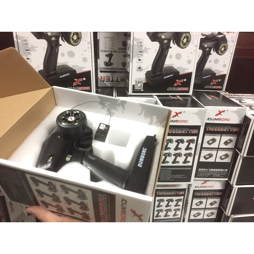 Tay điều khiển DumboRC Dumbo RC RBR/CX6 2.4Ghz 6 Chanel   sóng xa 500 mét  mạch X6F  RB/RC