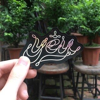 [TVHiep Lettering] Pack YÊU THƯƠNG - Holographic Sticker Pack