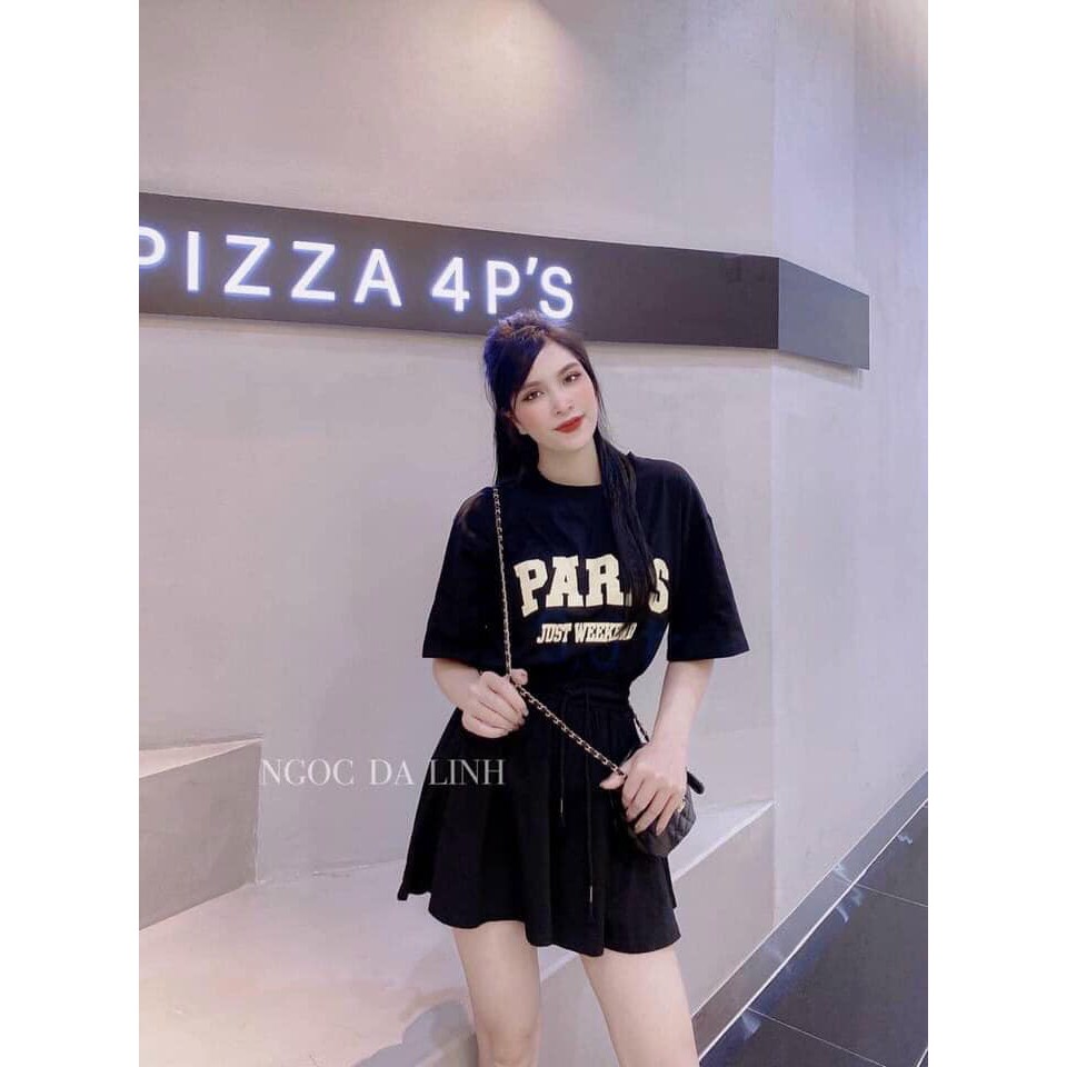 Bộ đùi Pariss chữ lớn, quần dáng váy 3 màu ( kèm ảnh thật, video ) | BigBuy360 - bigbuy360.vn