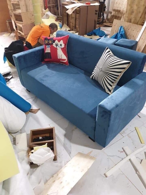 Xả Hàng!!! Văng sofa 1m6 va 1m8 tặng đôn, gối