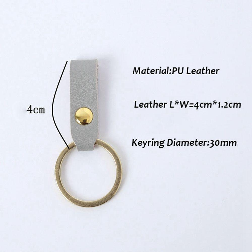 Móc Khóa Da PU Cầu Vồng Thời Trang