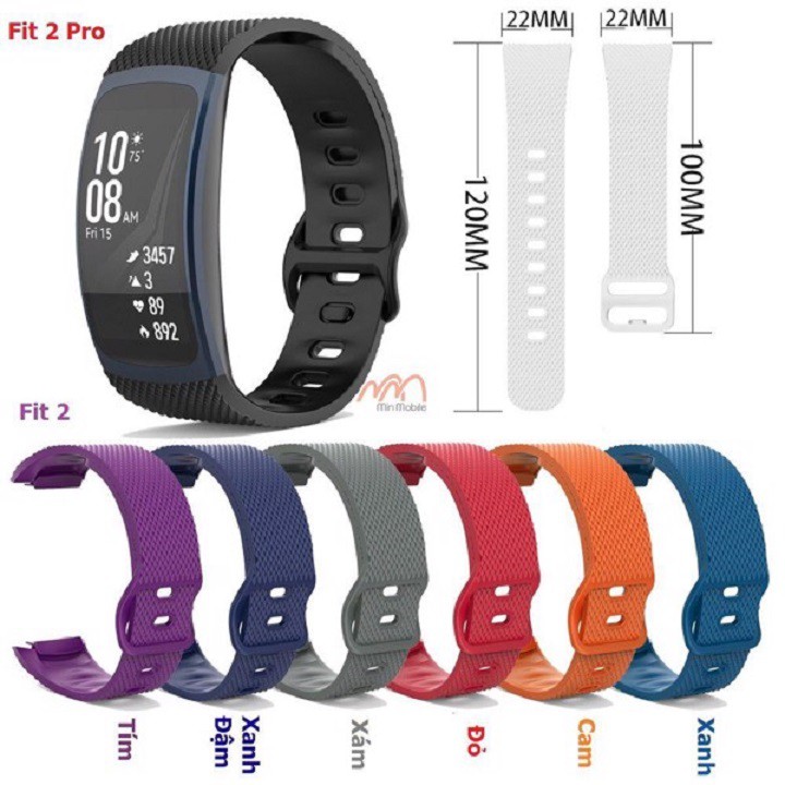 Dây cao su Samsung Gear Fit 2/ 2 Pro kiểu Apple