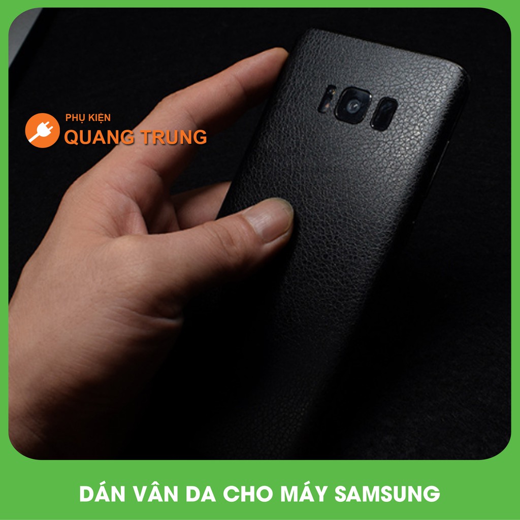 Dán Lưng Skin Giả Vân Da bò Dành Cho Galaxy S7,S7edge,S8,S8plus,S9,S9plus,Note5,Note7,Note8,Note9
