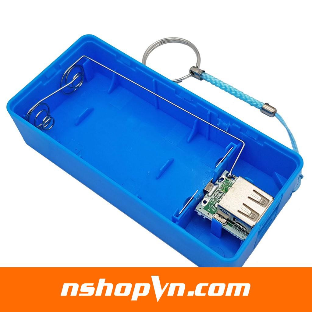 Vỏ hộp sạc dự phòng pin 18650 loại 1 pin - 2 pin - 4 pin