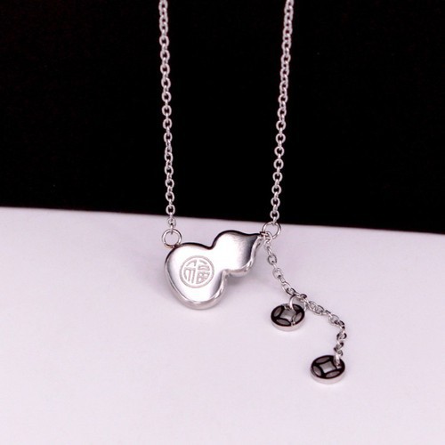 Dây Chuyền Hồ Lô Kim Tiền May Mắn Titan Ko Đen TT 3098