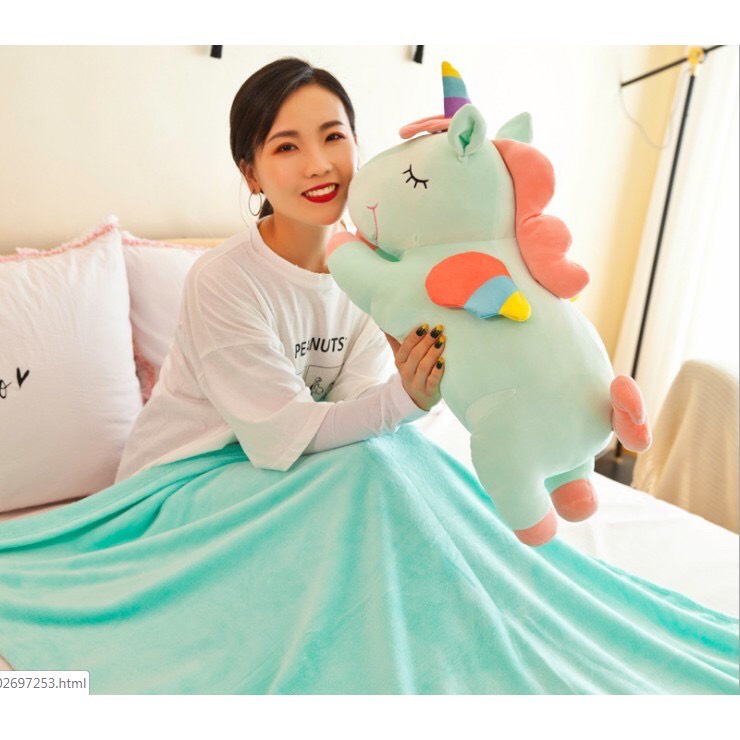 Chăn Gối 2in1, chăn gối văn phòng hình gấu Lena, Lotso gấu đỏ lông xù siêu xinh