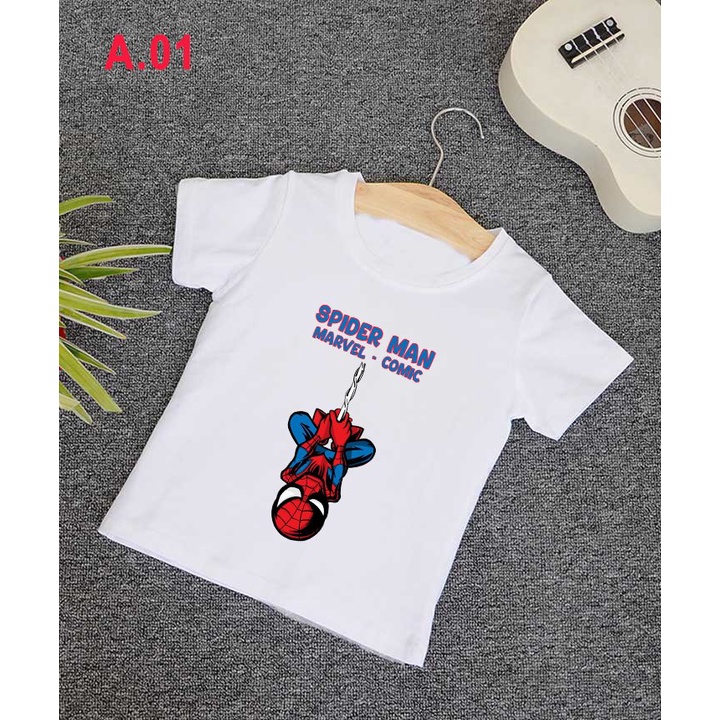 áo thun bé trai người nhện marvel spider man