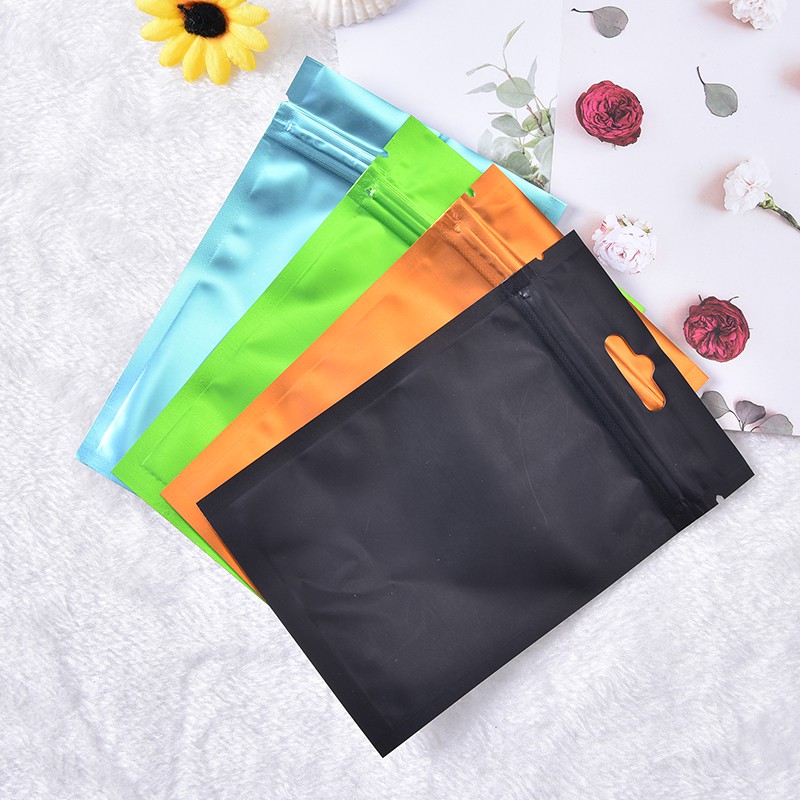 [springeven] Set 10 Túi Giấy Nhôm Tự Làm Dẹp Hình Hoa Tulip Màu Sắc Phẳng