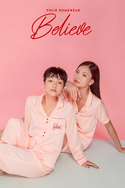 Folie Homewear đồ mặc nhà áo tay ngắn quần đùi FB69 nhiều màu