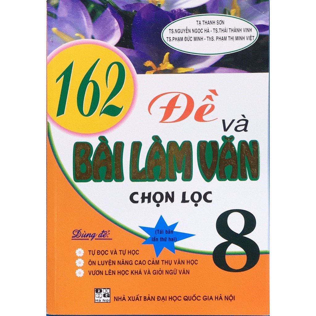 Sách-162 Đề và Bài Làm Văn chọn lọc lớp 8