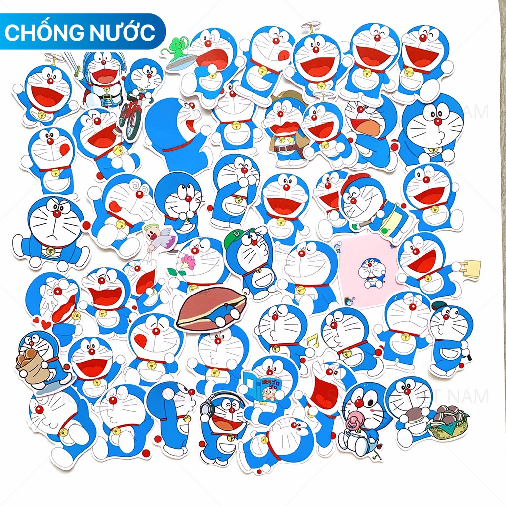 Mèo Máy Thông Minh Chống Nước Dễ Thương Dán Trang Trí Siêu Bền | Sticker Việt Nam