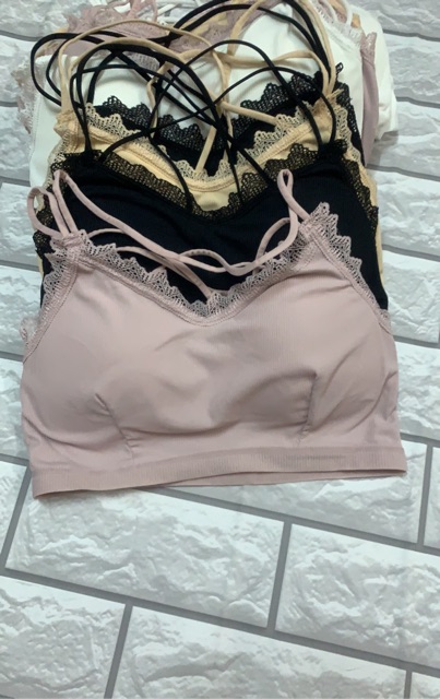 💥ÁO BRA VIỀN REN DÂY CHÉO Y HÌNH MS 8868