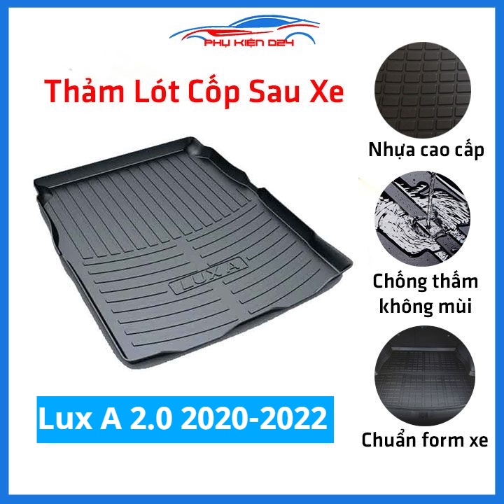 Thảm nhựa lót cốp Vinfast Lux A 2.0 2020-2021-2022 nhựa dẻo dày dặn đàn hồi tốt